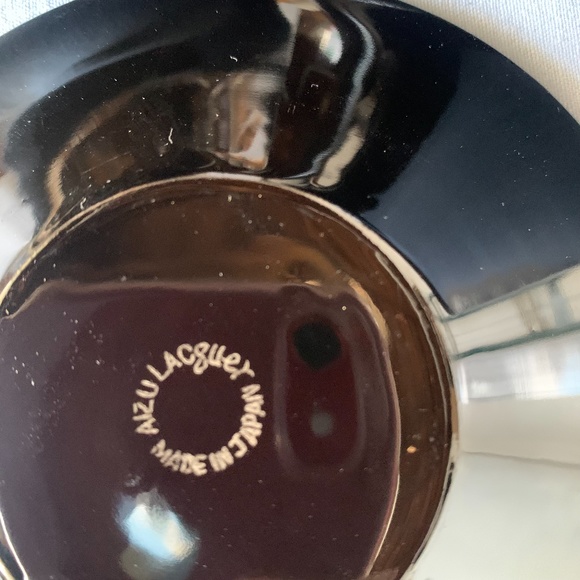 Aizu Lacquer Tea Coaster Caddy - set of 6 - Picture 2 of 4